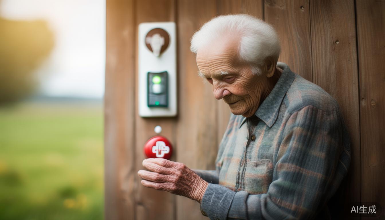 乡村老人行动不便求助难紧急呼救按钮,求助响应时间缩至3分钟(1) 乡村老人行动不便求助难紧急呼救按钮,求助响应时间缩至3分钟(1)